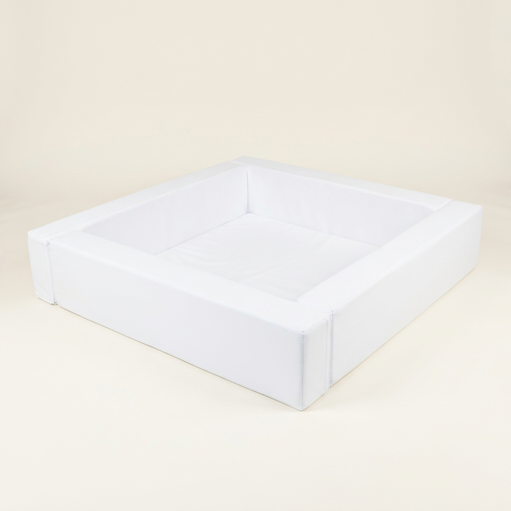 Soft Foam Ball Pit (White)
